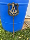 Vintage MASON United JR Order Of American Mechanic UOAM Garden Stake Marker — photo 2