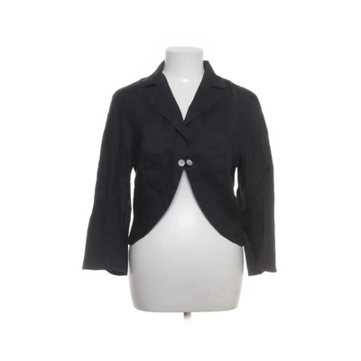 By D. Swing, Strickjacke, Damen, Größe: 38, Schwarz, Leinen #Feo