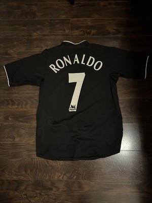 MANCHESTER UNITED 2003 2005 AWAY FOOTBALL SHIRT JERSEY Ronaldo