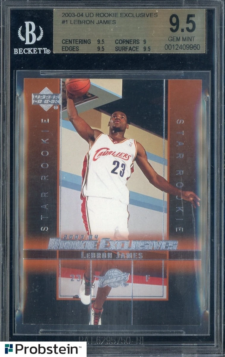 LeBron James Grade 9.5 Basketball Rookie Sports Trading Cards & Accessories  for sale | eBay