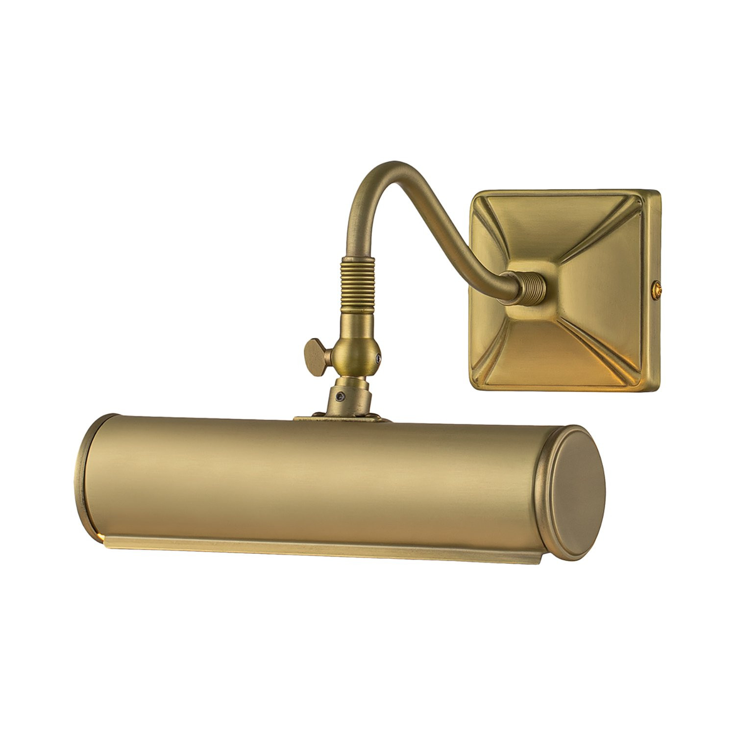 Applique Classica Picture Light Ottone Spazzolato E14 per Quadri e Specchi