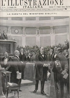 2 L'ILLUSTRAZIONE ITALIANA 50 1909 LA CADUTA DEL MINISTERO GIOLITTI