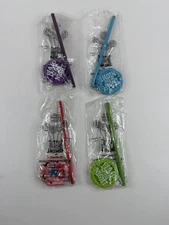 1996 Carl's Jr. Bump in the Night Pencil Topper with Pencil Set of 4