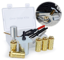 One-Stop Pool Anchor Removal Tool Kit with 5 PCS Brass Pool Cover Anchor...