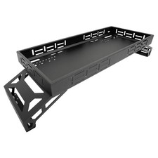 HECASA Overbed Cargo Rack UTV Compatible with Fully Adjustable Mounting Black 