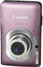 Canon IXY 200F Digital Camera Pink 14.1MP 4x Zoom Compact Tested Japan Used