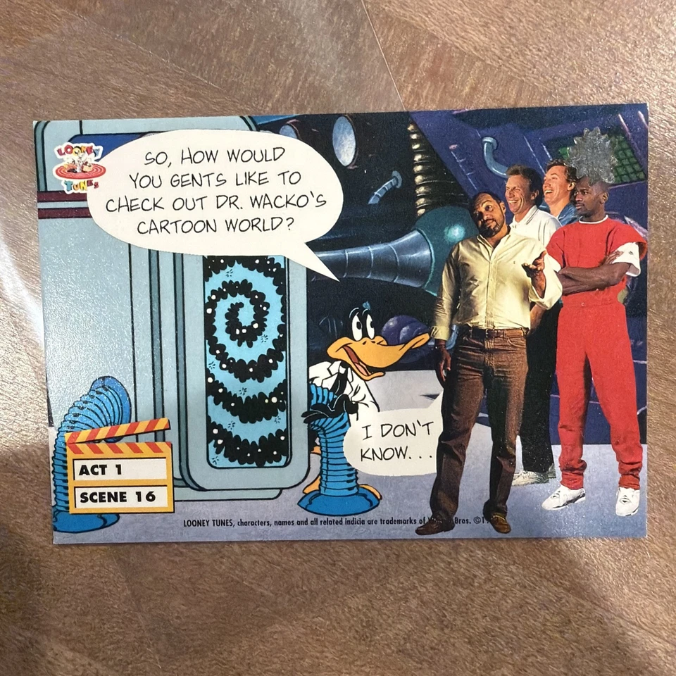 Raro De Colección 1993 Jordan Montana Gretzky Jackson Toon World (Acto 1 Escena 1) Y 16 Foto 2 de 4