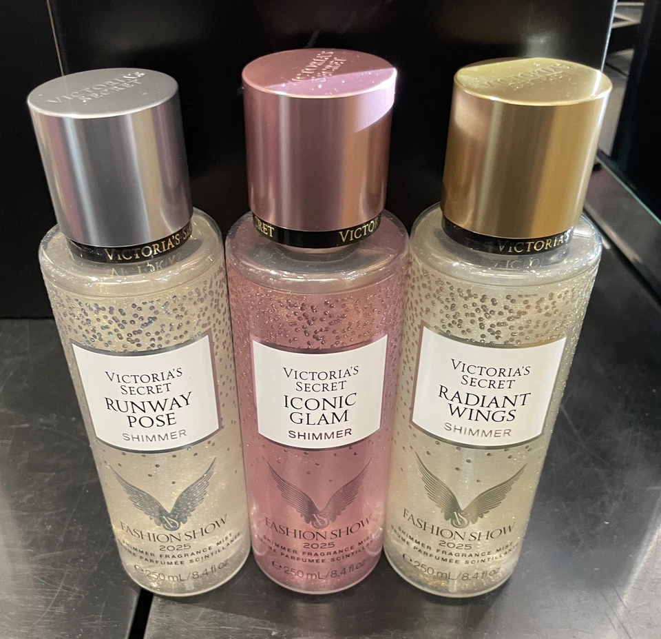Victoria's Secret Shimmer Fragrance Mist (JUEGO DE 3) Fashion Show 2025 Foto 2 de 3