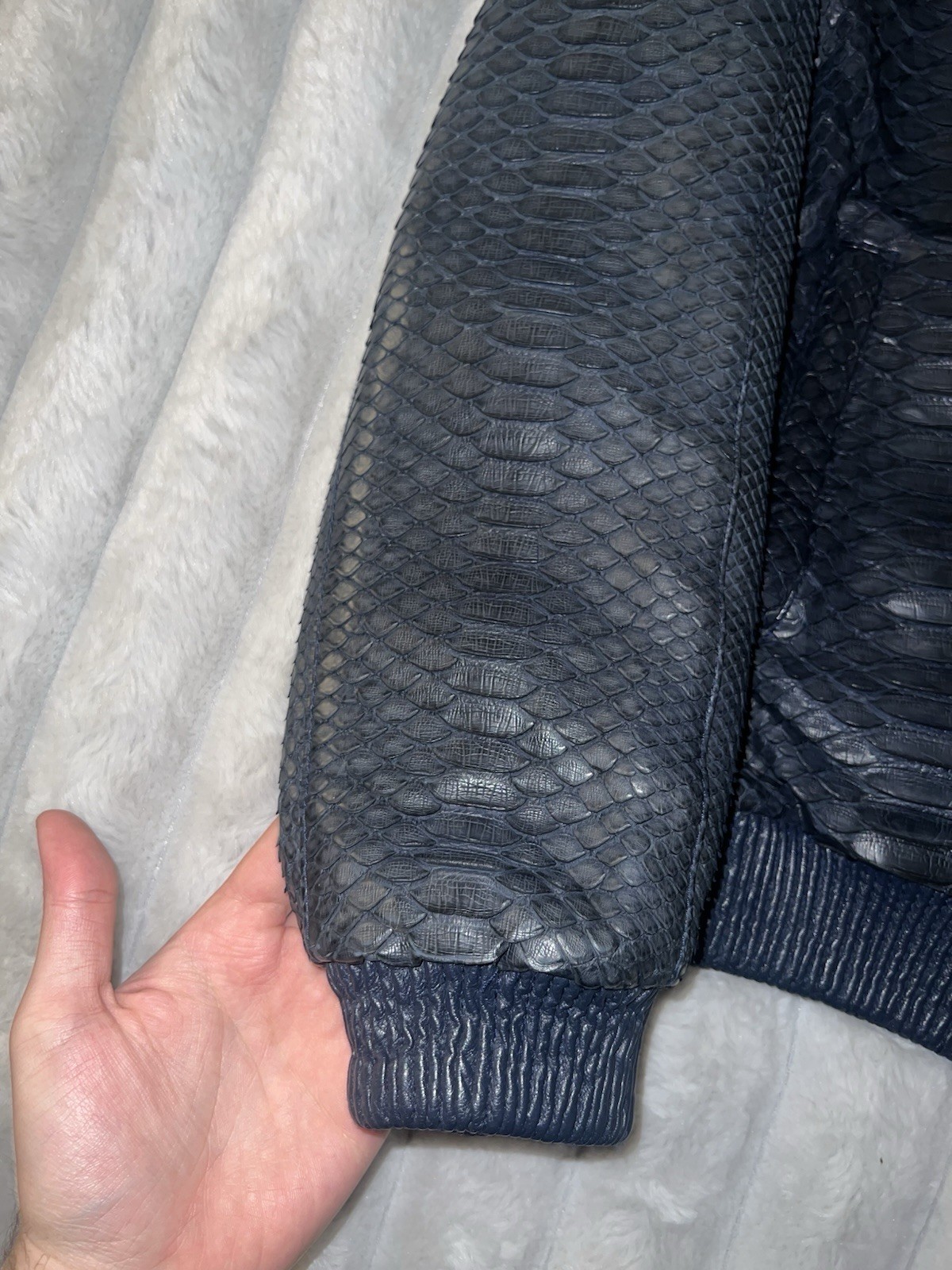 Billionaire - Authentic Python Bomber Jacket Men - image 2