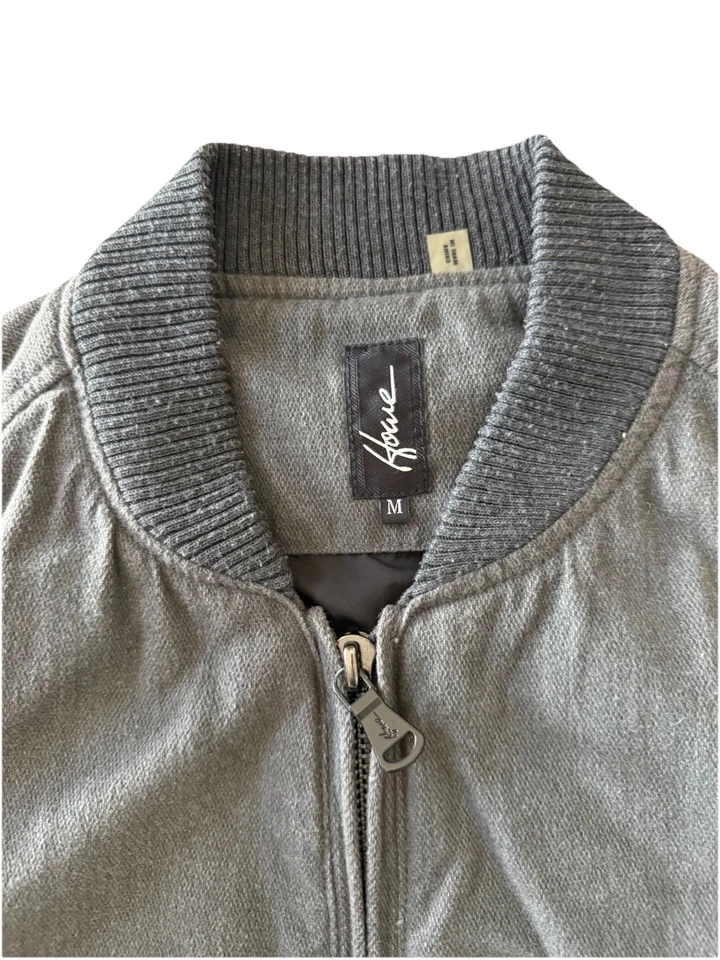 Howe Jacket Full Zip Gray Coat Men’s Size Medium Good Condition - Image 3 of 4