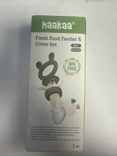Haakaa Fresh Food Feeder And Cover olive green check others colors on my store