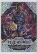 2021 Panini Prizm WNBA Fireworks Mojo 22/25 Crystal Dangerfield Rookie RC 10no