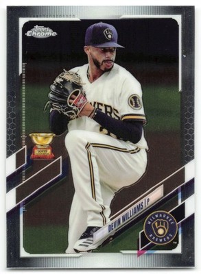 2021 Topps Chrome Devin Williams Milwaukee Brewers #98