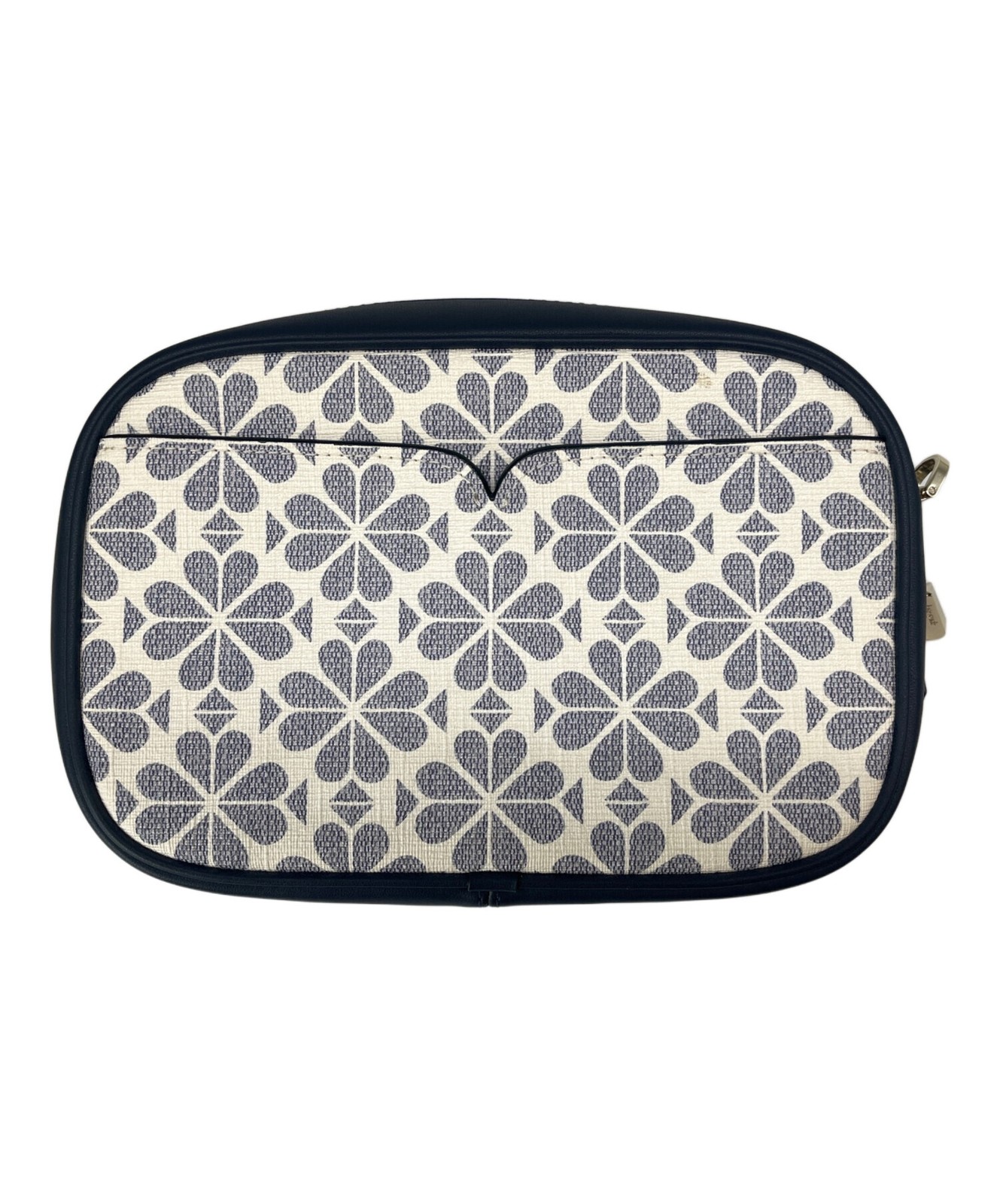 Kate Spade Flower Coated Canvas Shoulder Bag Women Used Authentic thumbnail 3