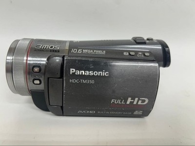 Panasonic HDC-TM350 Gray Camcorder Video Camera Full HD 12x Zoom AVCHD Exc