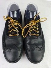 Cole Haan Black Leather Wingtip Brogue Oxford Lace Up Dress Shoes Size 9 #C10823