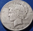 A 1934 S Peace Dollar. Better Date