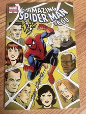 Amazing Spider-Man #600 Variant Romita - Signed By John Romita Sr. & Dan Slott