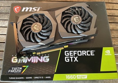 MSI NVIDIA GeForce GTX 1660 Super Gaming X, 6GB GDDR6 Grafikkarte