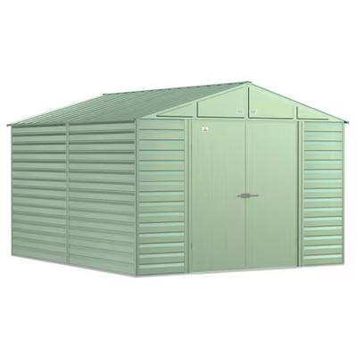 Arrow Storage Products Scg1012sg Galvinizedsteelshed,  10 Ft X 12 Ft, Green