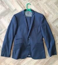 Ben Sherman Blue  slim fit Suit Jacket And Trousers jacket 38R waist 40R mods