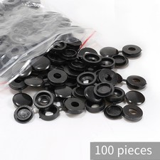 100 Piezas Cubiertas Plástico para Tornillos Clavos Tuercas Decorativas