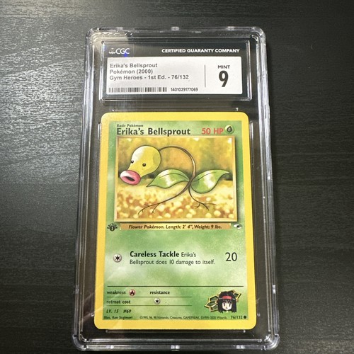 Erika's Bellsprout (1st Edition) graded CGC 9 for sale on eBay