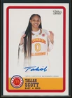 Taliah Scott 2023 Topps Chrome McDonald's All American Paper Auto #PA-TS Auto