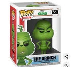 THE GRINCH • Funko Pop #659 Dr Seuss Vinyl Figure Movies 2018 Vaulted NIB 4" NEW