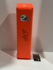 CHAD PENNINGTON SIGNED TOUCHDOWN PYLON NEW YORK JETS JSA COA