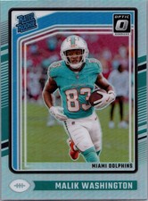 2024 Panini Optic - Rated Rookie Malik Washington #272 - Holo Prizm (RC)