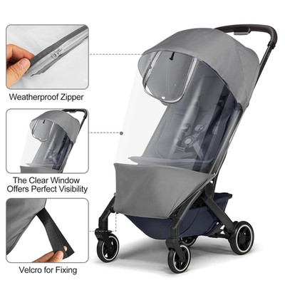 Rain Cover Joolz AER Stroller Windproof Waterproof Stroller Weather Shield Baby