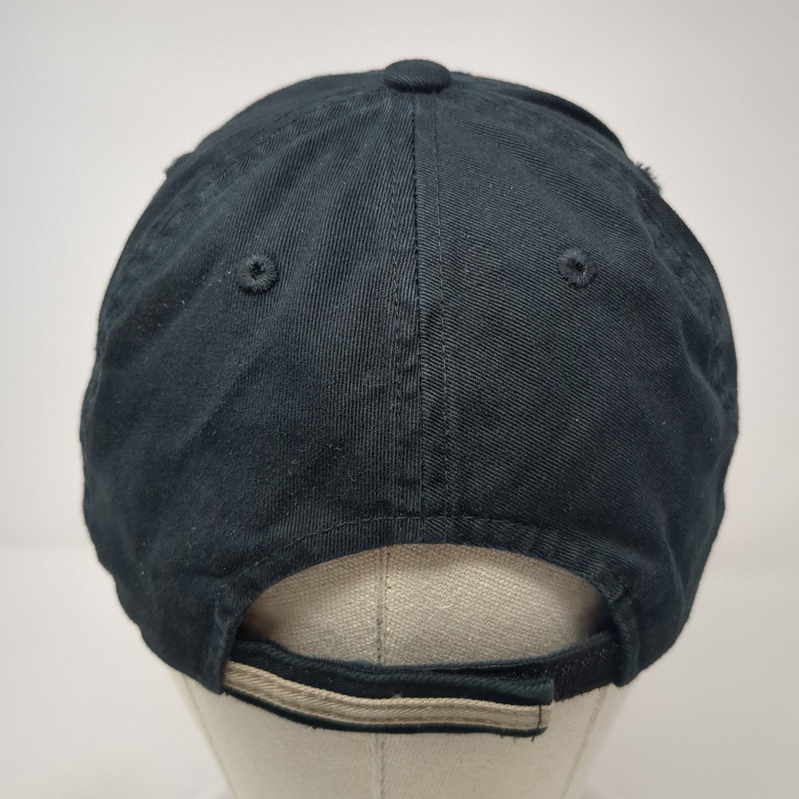 Excel Fabrication Strapback Baseball Cap Black OS… - image 6