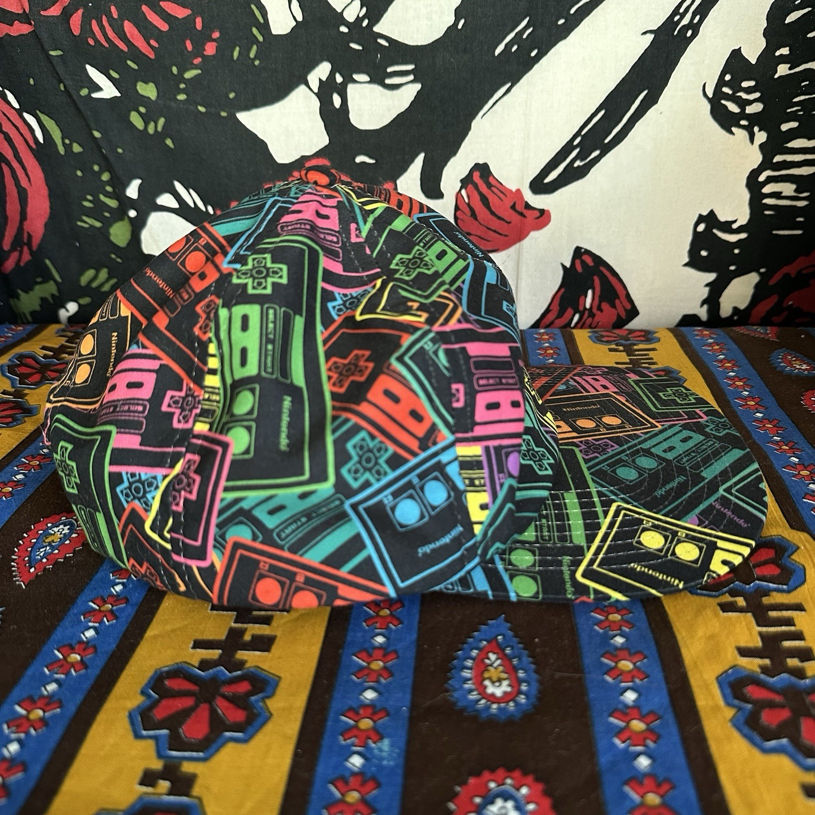 Nintendo NES Snapback Hat Cap Controller All Over… - image 4