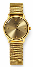 GUESS GW0732L2 Gold Tone Women's Watch Mesh Band Japan Movt 50M WR