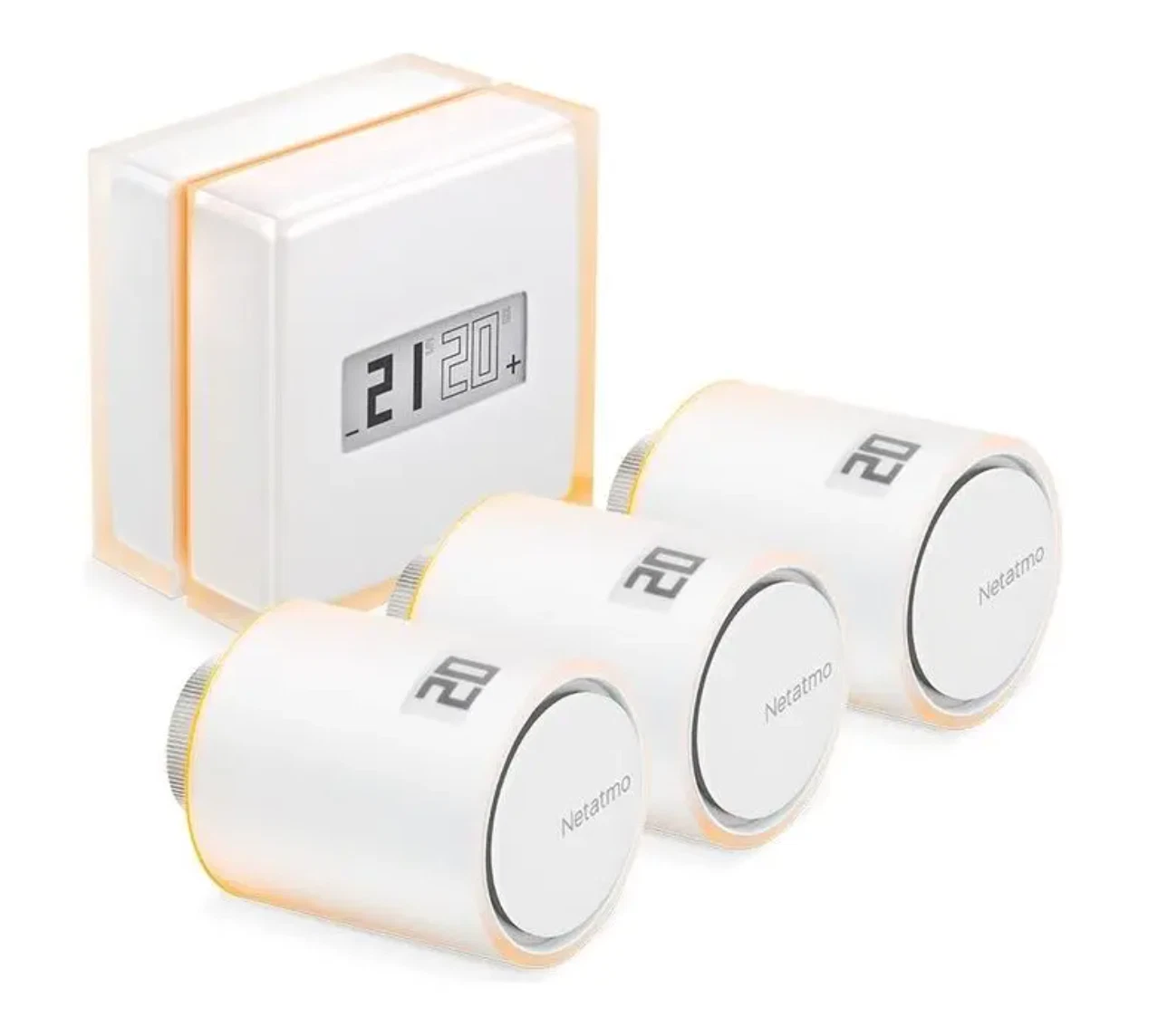 Image of Netatmo Smart Thermostat Pack + 3 teste termostatiche connesse intelligenti WiFi