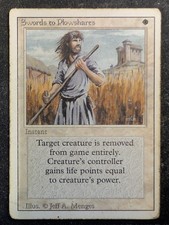 Swords to Plowshares - 3rd Edition / Revised MP (MTG)