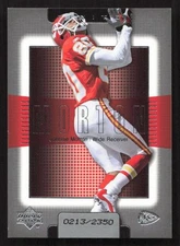 2003 Upper Deck Finite Johnnie Morton #/2350 SN #71 Card