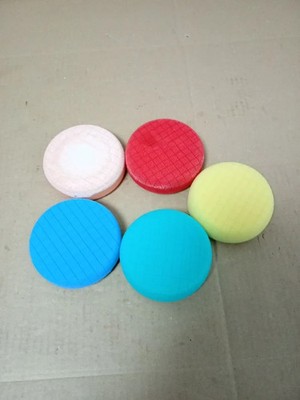 SPTA Buffing 5pcs 80mm Polishing Pads Sponges Wax 3.5in