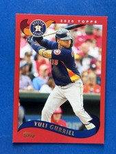2020 Topps Archives Red #245 Yuli Gurriel Houston Astros #/75