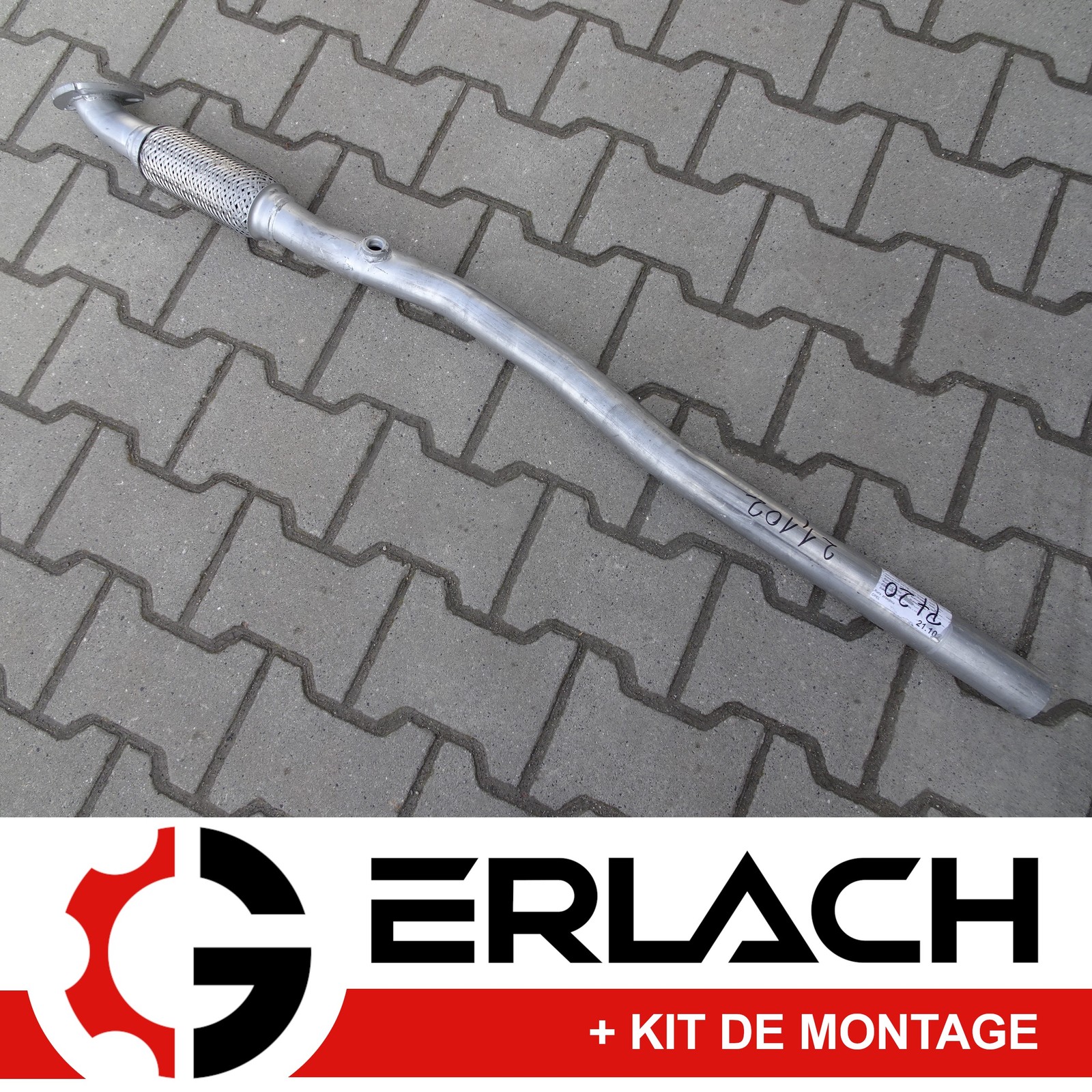 Tuyau avant échappement Opel Astra H 1.6 1.8 GTC Zafira B 16V tube collecteur 5886
