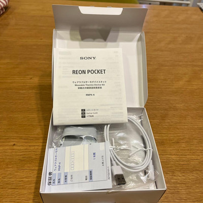Sony REON POCKET 4 Wearable Thermo Device RNPK-4 White Japan