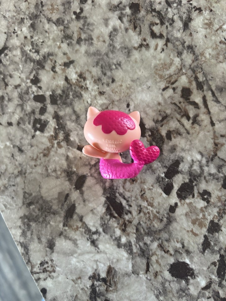 Gabbys Dollhouse Sunny Cat Figurine Pink Mermaid Rare Find | eBay