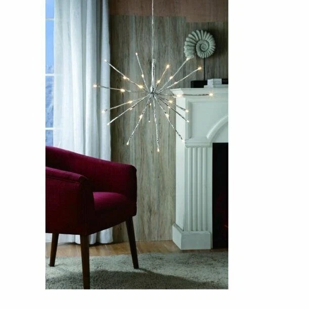 Holiday Time Christmas LED Gold Starburst Branches Mini Lights - Image 2 of 2