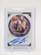 MARK EATON 2018-19 NATIONAL TREASURES PEERLESS EMERALD JAZZ AUTO 5/5