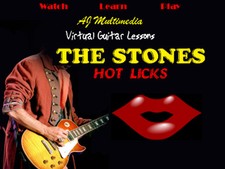Custom Guitar Lessons, Learn Rolling Stones - DVD Video