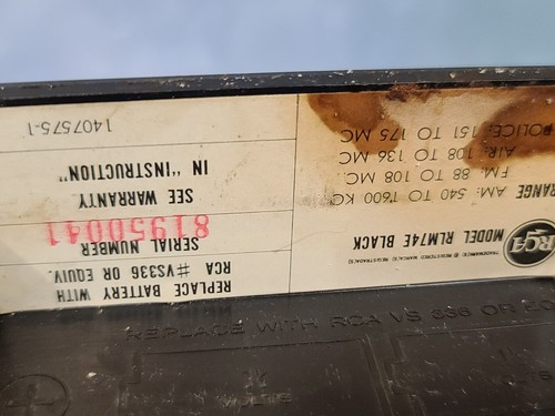 Vintage Radio RCA Japan AM FM Works Read Description - Picture 12 of 13