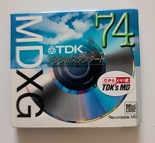 MD    TDK MDXG 74 VS. III  BLANK MINI DISC  1  SEALED 