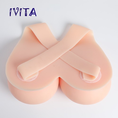 IVITA Artificial Silicone Breast Form Drag Queen Big False Boobs K Cup - Picture 9 of 12