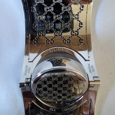 GUCCI Twirl GG Monogram Stainless Steel Swiss Made Quartz  display picture 2